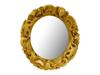 ANTIQUE BAROQUE ORNATE GILT BRONZE WALL MIRROR PIC-0