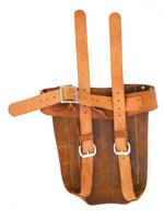 WWII LEATHER MACHINE GUN BACKPACK