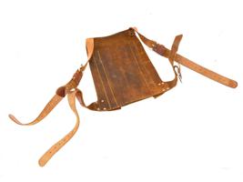 WWII LEATHER MACHINE GUN BACKPACK