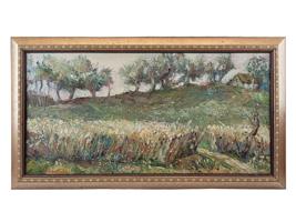 MID CENT JERZY BAURSKI POLISH LANDSCAPE PAINTING