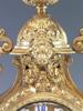 ANTIQUE 19C FRENCH GILT BRONZE CLOCK CANDELABRA SET PIC-6