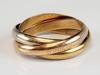 ORIGINAL 18K GOLD CARTIER TRINITY RING IOB PIC-2