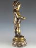 LARGE 19TH C FRENCH NICOLAS LECORNET BRONZE STATUE PIC-1