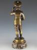 LARGE 19TH C FRENCH NICOLAS LECORNET BRONZE STATUE PIC-3