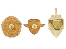 VINTAGE GEORGIAN AND AZERBAIJAN POLICE BADGES