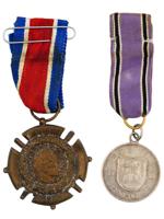 COLLECTION OF MILITARY BADGES AND MEDALS