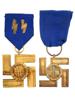 NAZI GERMAN WAFFEN SS LONG SERVICE AWARD MEDALS PIC-2