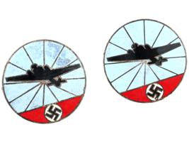 WWII GERMAN LUFTWAFFE AIRCRAFT SPOTTERS HELPER BADGES