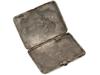WWII SOVIET SILVER CIGARETTE CASE WITH DEDICATION PIC-3