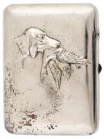 WWII SOVIET SILVER CIGARETTE CASE WITH DEDICATION