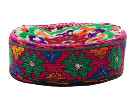 CENTRAL ASIAN UZBEK HAN EMBROIDERED NATIONAL HAT