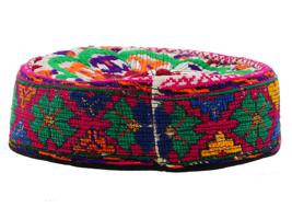 CENTRAL ASIAN UZBEK HAN EMBROIDERED NATIONAL HAT