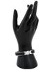 HERMES SUPER H HINGED BANGLE BRACELET IN BLACK IOB PIC-1