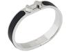 HERMES SUPER H HINGED BANGLE BRACELET IN BLACK IOB PIC-5