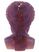 ANTIQUE 19TH C GRAND TOUR CHALCEDONY DIONYSUS BUST