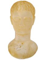 GRAND TOUR ROCK CRYSTAL BUST OF EMPEROR AUGUSTUS