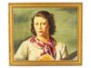 ATTR TO EUGENE SPEICHER FEMALE PORTRAIT PAINTING PIC-0