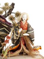 JAPANESE TRADITIONAL TAKASAGO ELDERLY COUPLE DOLLS