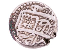 ANTIQUE AFGHAN BARAKZAI DYNASTY SILVER RUPEE COIN