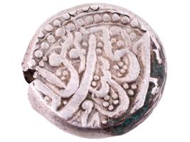 ANTIQUE AFGHAN BARAKZAI DYNASTY SILVER RUPEE COIN