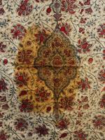 RARE 18TH C PERSIAN ISPAHAN TEXTILE TABLECLOTH