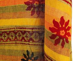 VINTAGE INDIAN HANDWOVEN TEXTILE PIECE