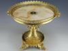 19C FRENCH JAPANESQUE GILT BRONZE ONYX CENTERPIECE PIC-2