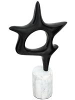 FRENCH ABSTRACT STAR BRONZE SCULPTURE BY JEAN ARP