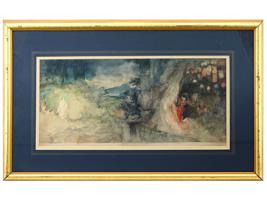 RUSSIAN PAINTING ATTR TO KONSTANTIN KOROVIN