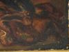 ANTIQUE 19TH C LOVERS GARDEN SCENE OIL PAINTING PIC-2