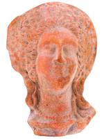 ANCIENT ROMAN HELLENISTIC TERRACOTTA FEMALE BUST