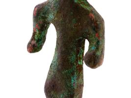 ANCIENT NEAR EAST SYRIAN CAST BRONZE IDOL OF BAAL