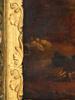 ANTIQUE 19TH C LANDSCAPE WITH GEESE OIL PAINTING PIC-3