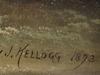 HARRY J. KELLOGG ANTIQUE 19C AMERICAN OIL PAINTING PIC-5