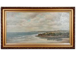 RUSSIAN SEASCAPE OIL PAINTING BY NICOLAS EVREINOFF