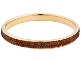 JUDITH LEIBER CRYSTAL SLIM SHIMMY THIN PAVE BANGLE