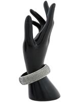 JUDITH LEIBER PAPARAZZI GLITZ UP BANGLE BRACELET IOB