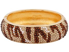 JUDITH LEIBER PAPARAZZI GLITZ UP BANGLE BRACELET