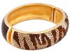 JUDITH LEIBER PAPARAZZI GLITZ UP BANGLE BRACELET PIC-2