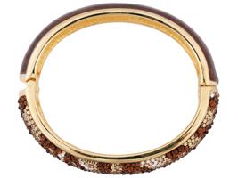 JUDITH LEIBER PAPARAZZI GLITZ UP BANGLE BRACELET