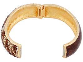 JUDITH LEIBER PAPARAZZI GLITZ UP BANGLE BRACELET