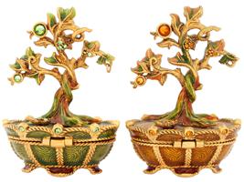 JAY STRONGWATER JEWELED AND ENAMELED TRINKET BOXES