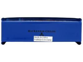 MACKENZIE CHILDS ENAMELED METAL NAPKIN HOLDER