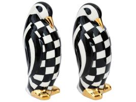 PENGUIN SALT AND PEPPER SET BY MACKENZIE-CHILDS