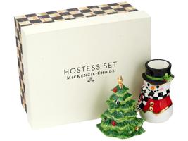 MACKENZIE CHILDS CHRISTMAS HOSTESS SET IOB