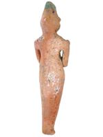 ANCIENT NEOLITHIC CLAY RITUAL BURIAL FIGURE