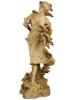 AUGUSTE MOREAU LARGE ANTIQUE FRENCH SPELTER STATUE PIC-0