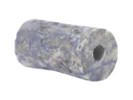 NEAR EASTERN CARVED LAPIS LAZULI STONE CYLINDER SEAL