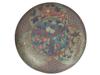 LARGE RARE ANTIQUE JAPANESE CLOISONNE ENAMEL PLATE PIC-0