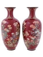 RARE HIGH QUALITY JAPANESE MEIJI ERA CLOISONNE VASE